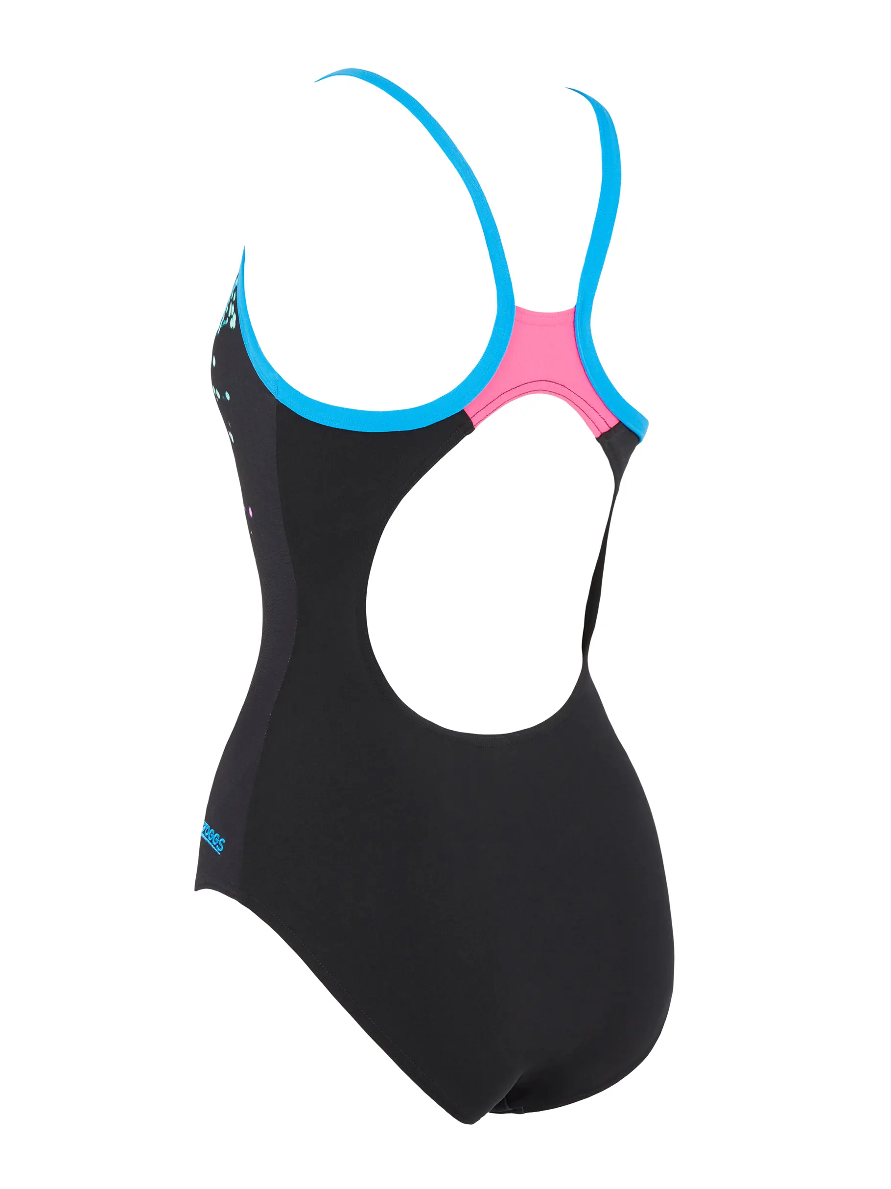 Out of Stock,Sale, view full size image of Front view of Product detail - Neon Sparkle Strikeback One Piece Swimsuit NNSP