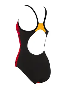 Display front view 6 of Product detail - Womens Pipeline Orange Strikeback Swimsuit PIOR