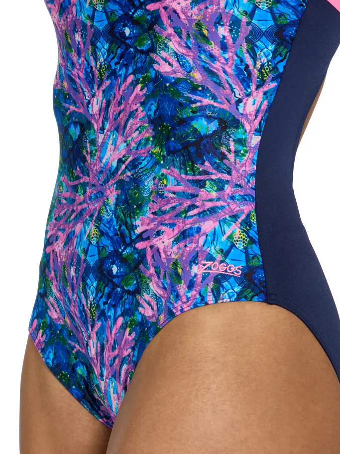 Sale,Clearance, view full size image of Front view of Product detail - Sea Life Strikeback Swimsuit SLIF