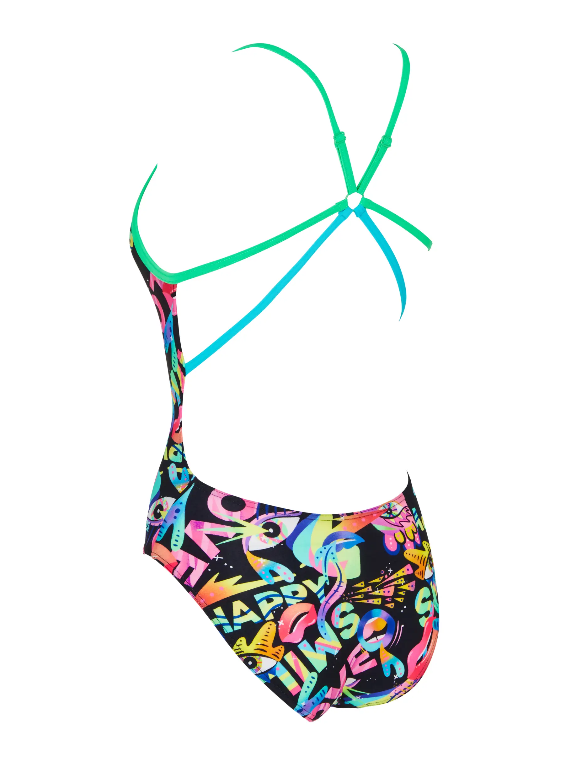 Out of Stock,Sale, Ansicht Großes Bild der Vorderseite Product detail - Joyful Starback One Piece Swimsuit JOY