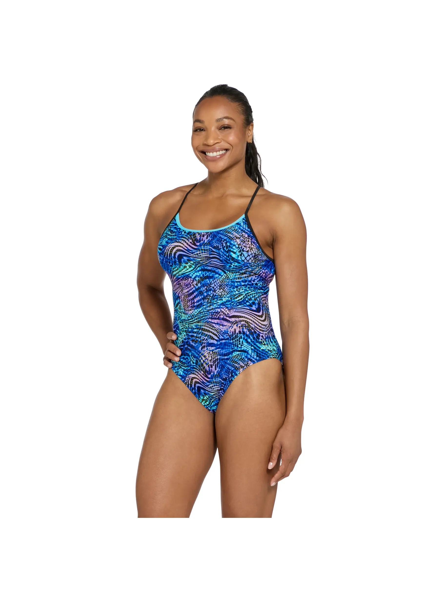New, view full size image of Front view of Product detail - Wildling Starback Swimsuit WILN