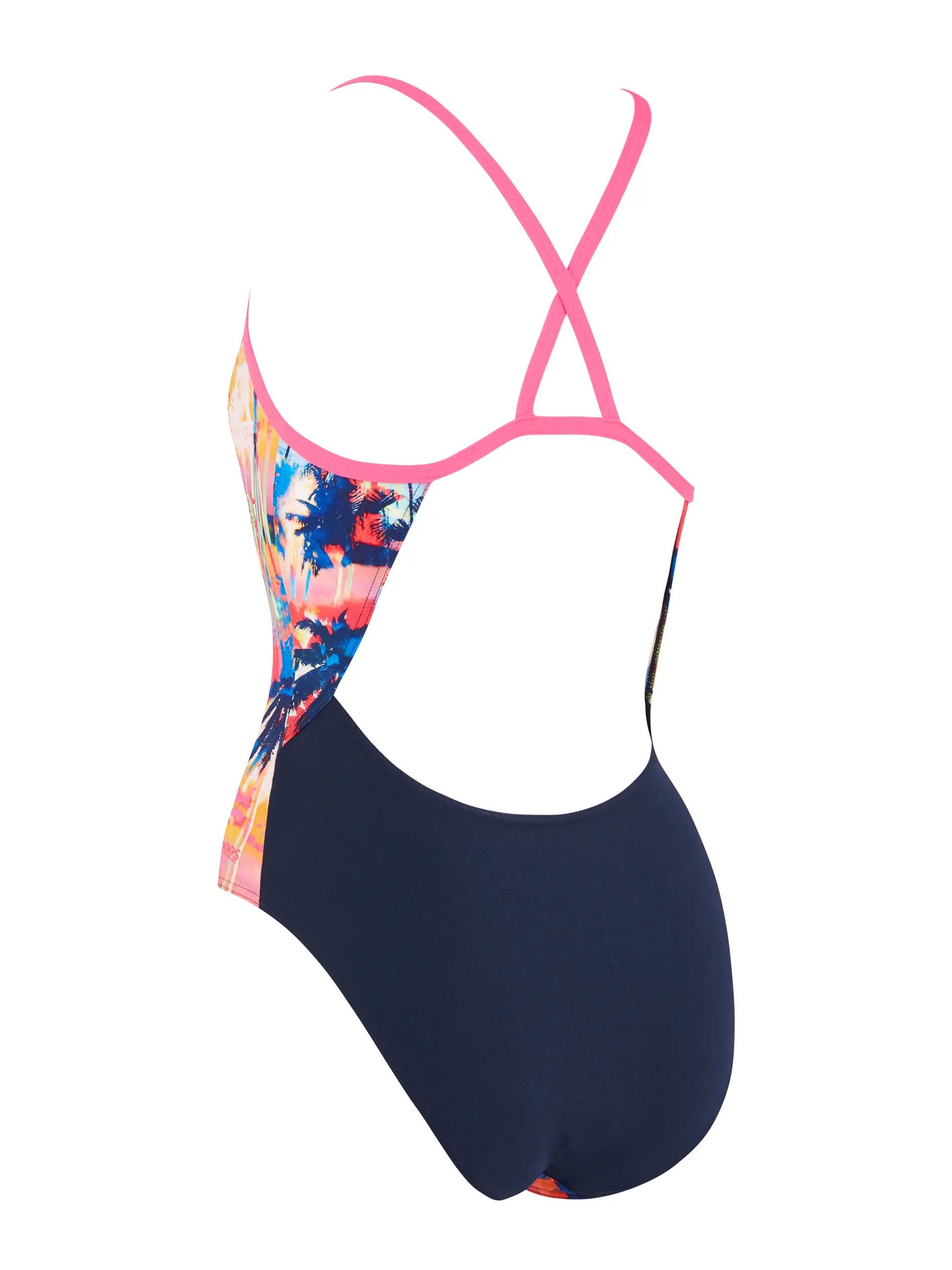 Out of Stock,Sale, Ansicht Großes Bild der Vorderseite Product detail - Sunset Tri Back One Piece Swimsuit SUN