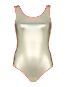 Display front view 5 of Product detail - Womens Curvy Shell Scoopback Swimsuit CUSH