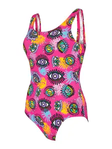 Display front view 5 of Product detail - Womens Look Inside Silver Lined Scoopback Swimsuit LIMG