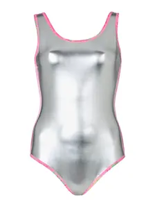 Display front view 5 of Product detail - Womens Undersea Magic Silver Lined Scoopback Swimsuit UNPK
