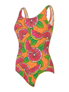 Display front view 5 of Product detail - Womens Zesti Scoopback Swimsuit zest