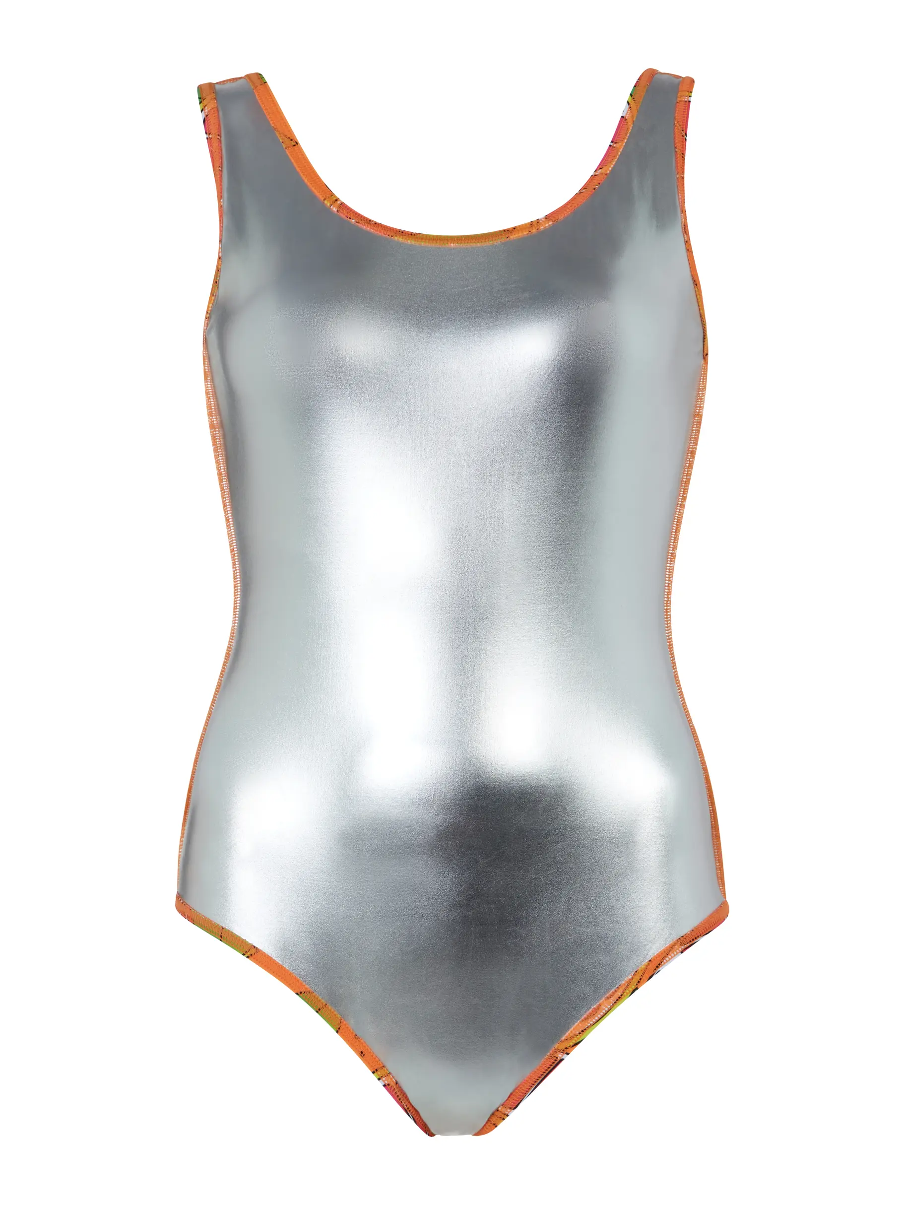 Sale,Clearance, view full size image of Front view of Product detail - Womens Zesti Scoopback Swimsuit zest