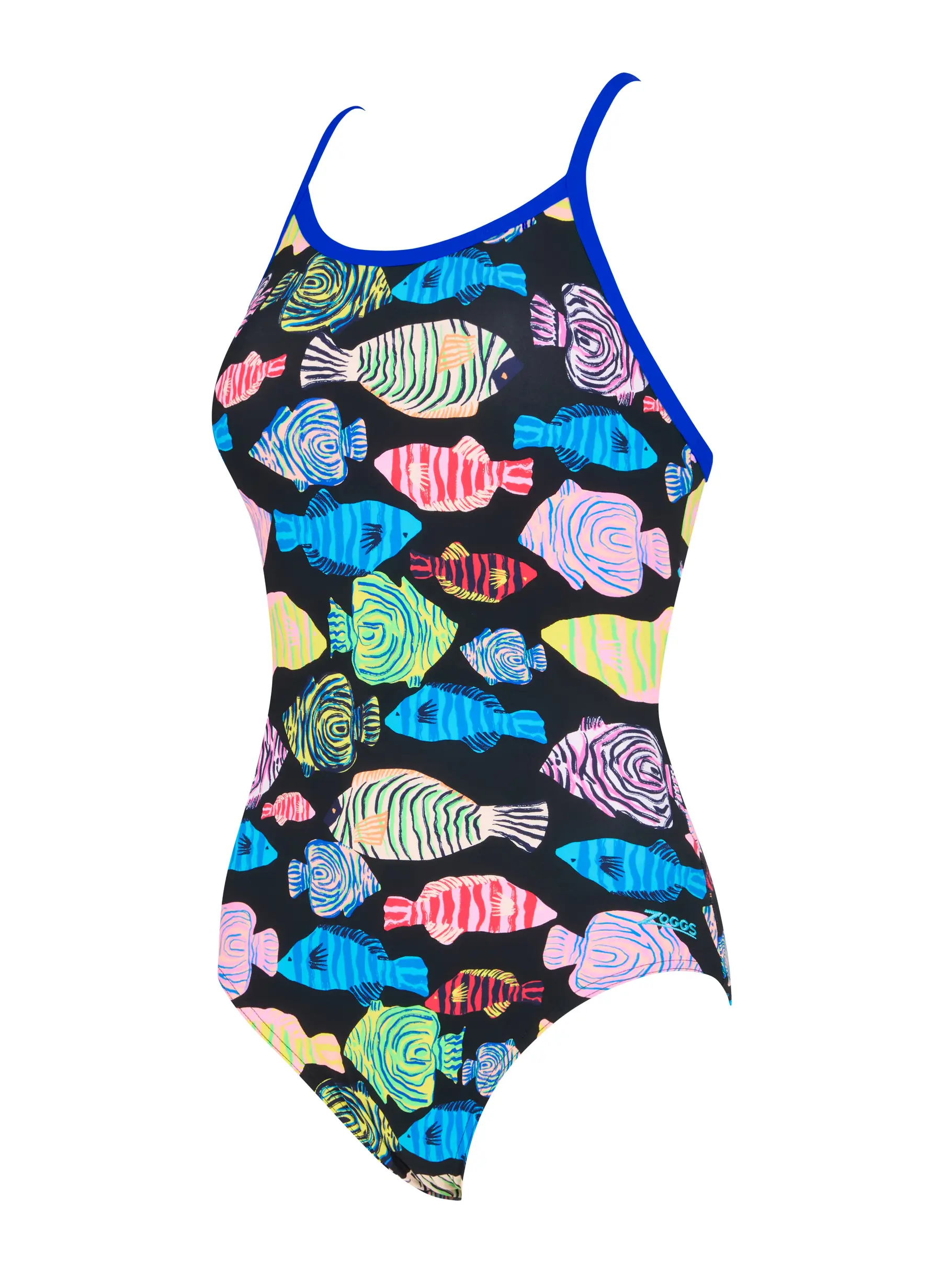 , view full size image of Front view of Product detail - Womens Sea Tribe Silver Lined Strikeback Swimsuit SEAT