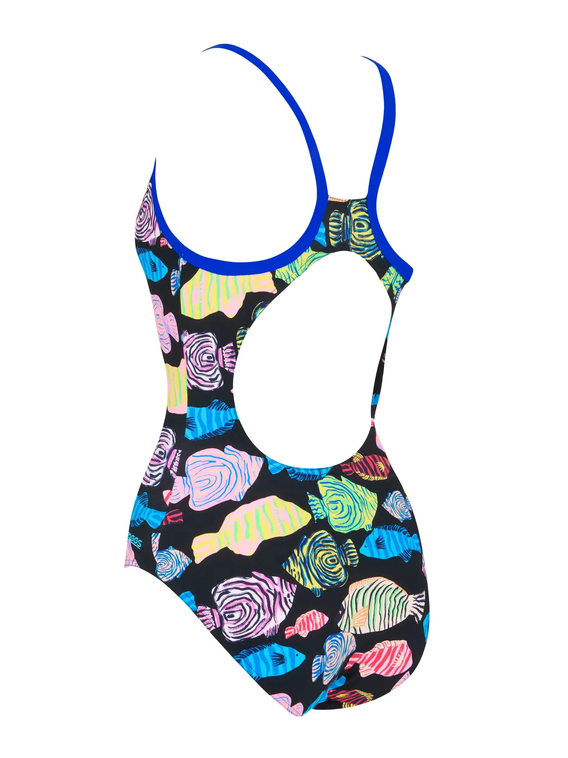 , view full size image of Front view of Product detail - Womens Sea Tribe Silver Lined Strikeback Swimsuit SEAT