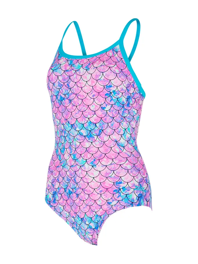 Sale,Clearance, view full size image of Front view of Product detail - Womens Sirene Sparkle Silver Lined Strikeback Swimsuit SISP
