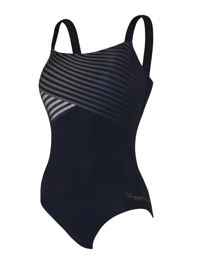 Sale,Clearance, view full size image of Front view of Product detail - Womens Seafarer Adjustable Classicback Swimsuit SEAF