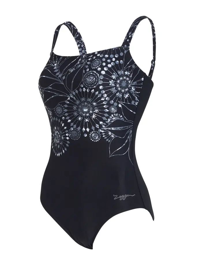Out of Stock, Ver imagen de tamaño completo de Vista frontal de Product detail - Stellar Adjustable Classic Back One Piece Swimsuit STL