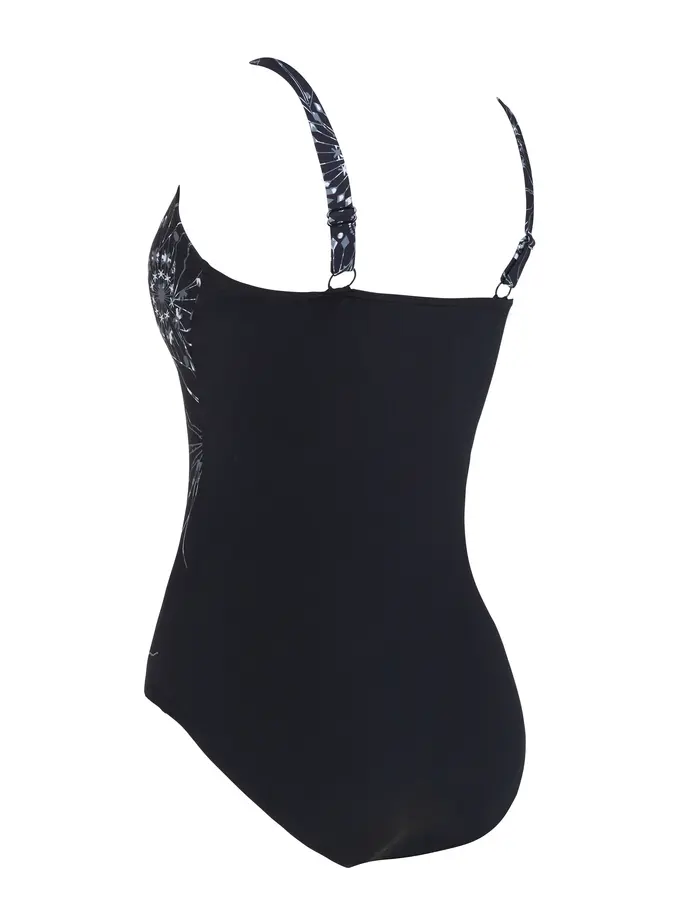 Out of Stock, Ver imagen de tamaño completo de Vista frontal de Product detail - Stellar Adjustable Classic Back One Piece Swimsuit STL