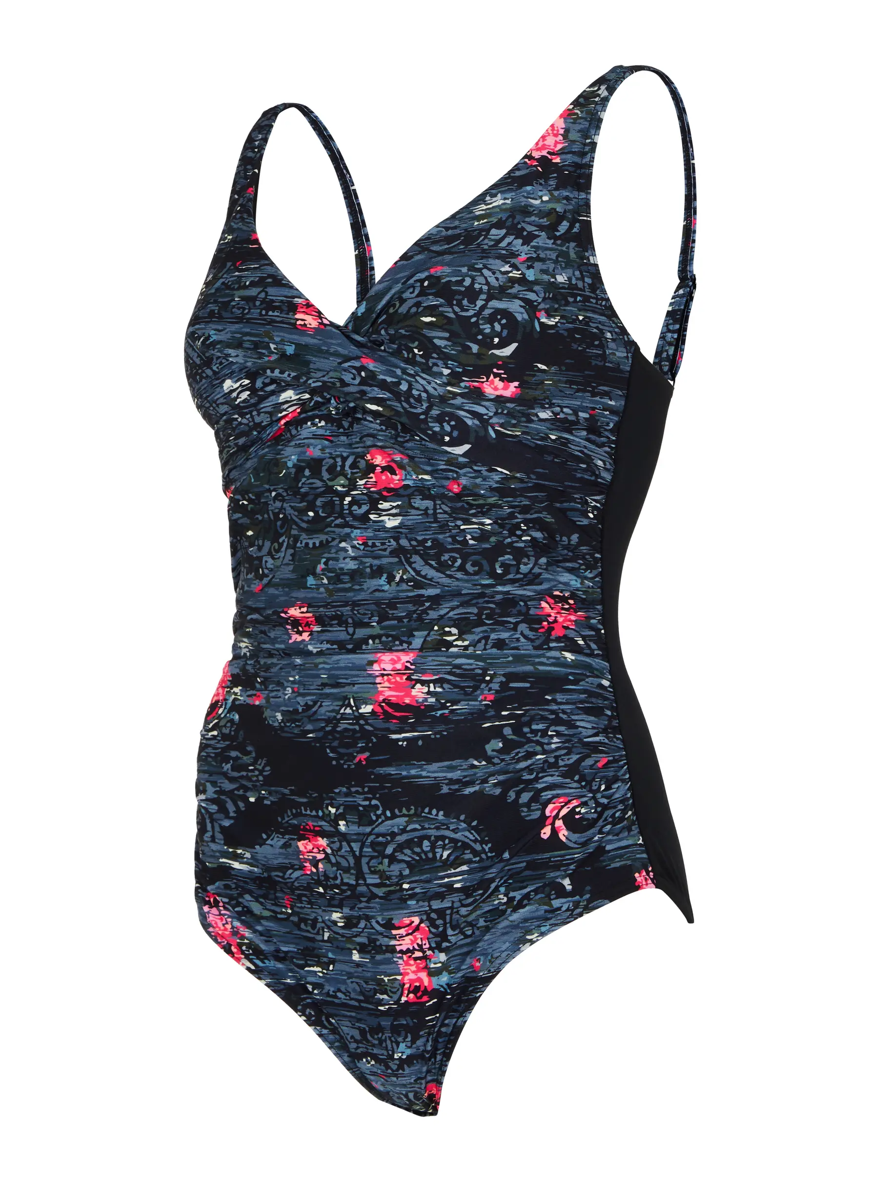 Sale,Clearance, view full size image of Front view of Product detail - Dusk Mystery Classicback One Piece Swimsuit DUSK