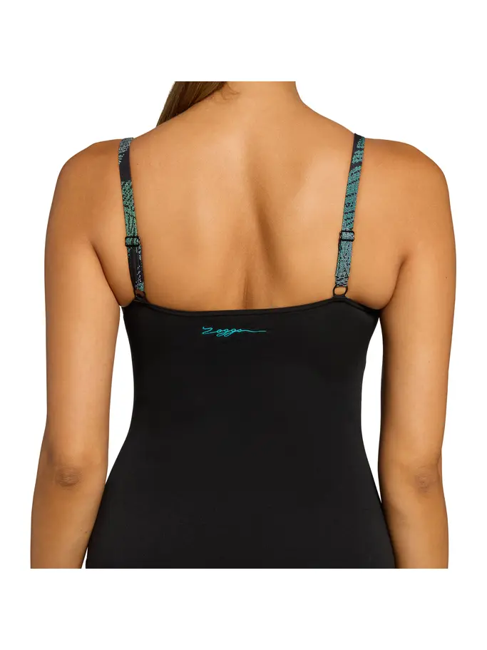 New, view full size image of Front view of Product detail - Womens Evergreen Mystery Classicback Swimsuit EVER