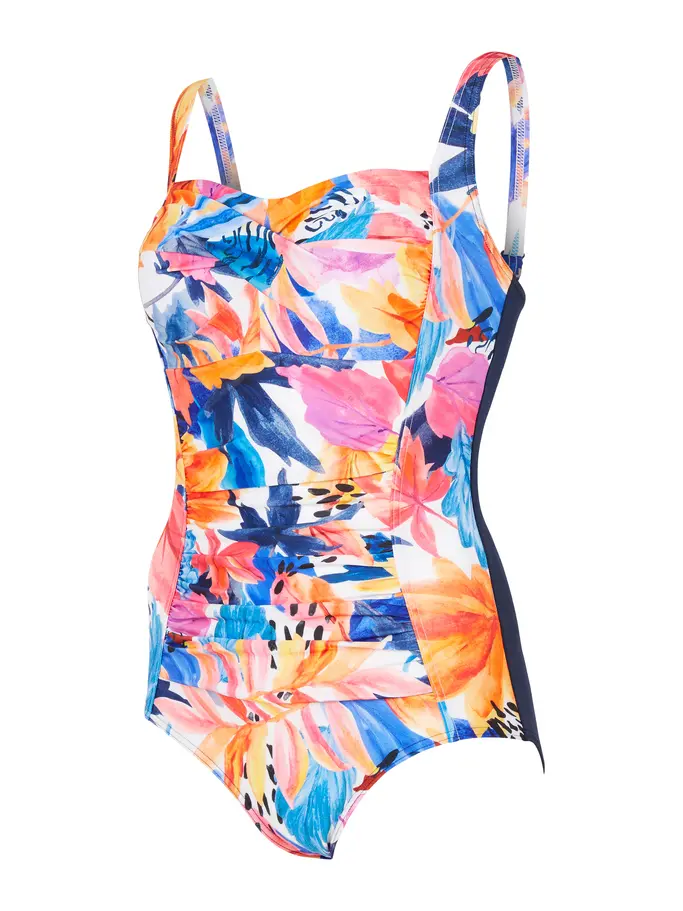 Out of Stock,Sale, Ansicht Großes Bild der Vorderseite Product detail - Biarritz Ruched Front One Piece Swimsuit BRRT