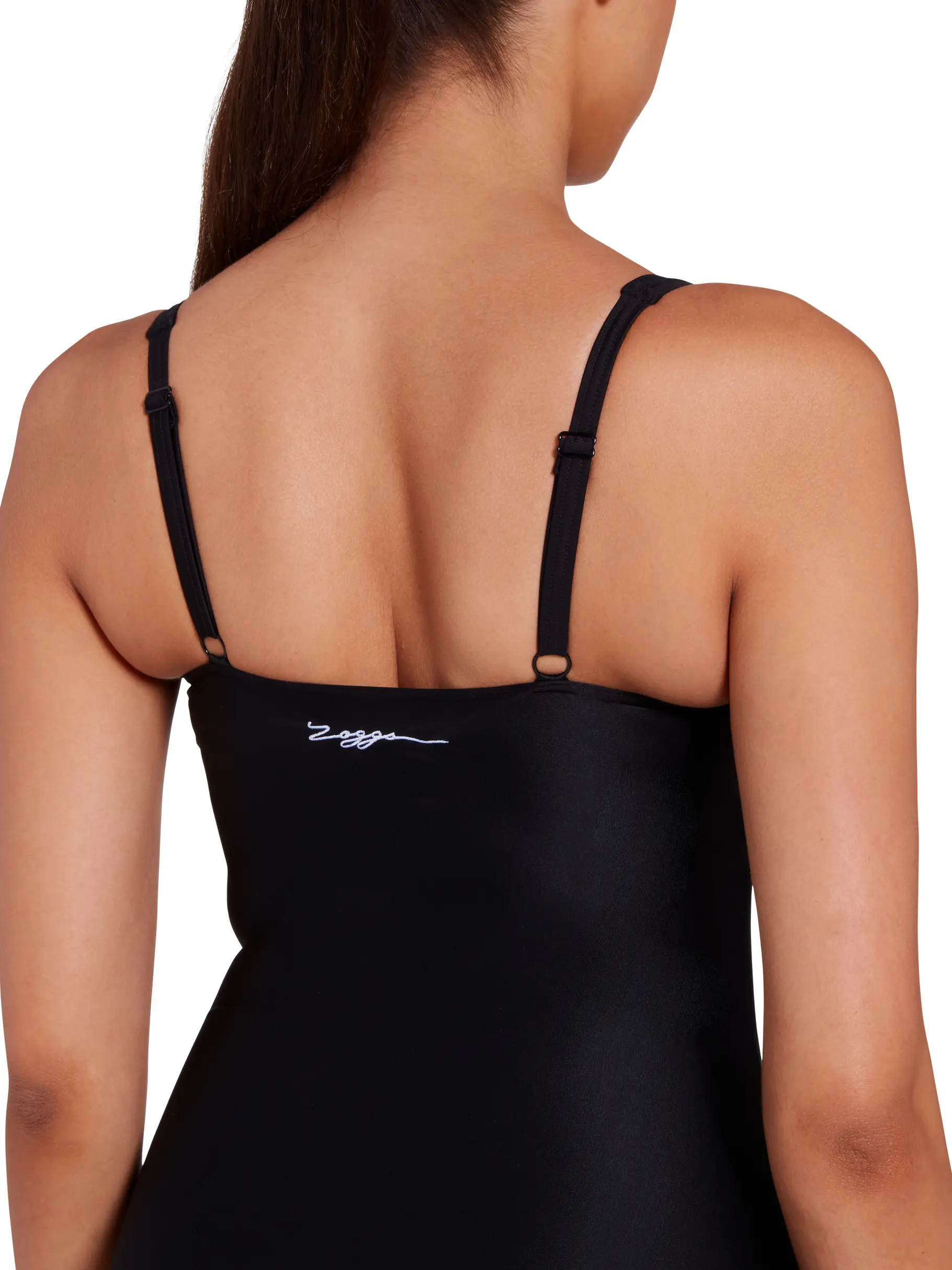 Sale, view full size image of Front view of Product detail - Classique Ruched Front Swimsuit CLAS