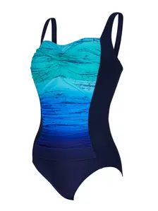 Display front view 4 of Product detail - Honor Ruched Front One Piece Swimsuit HONO