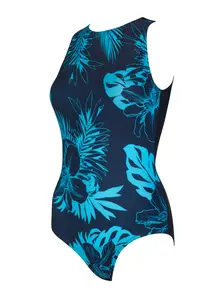 Display front view 4 of Product detail - Womens Fiji Hi Front Swimsuit FIJI