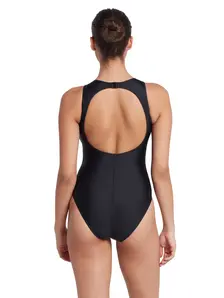 Display front view 2 of Product detail - Shimmer Hi Front One Piece Swimsuit SHMM