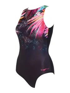 Display front view 5 of Product detail - Savannah Hi Front One Piece Swimsuit SVNH