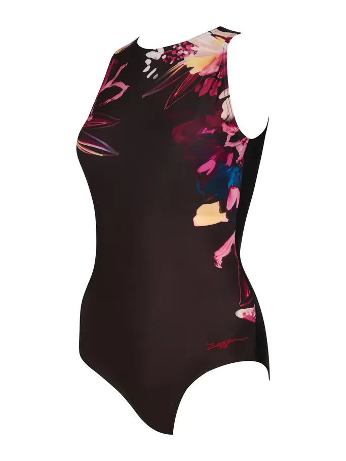 New, view full size image of Front view of Product detail - Womens Yuma Hi Front Swimsuit YUMA