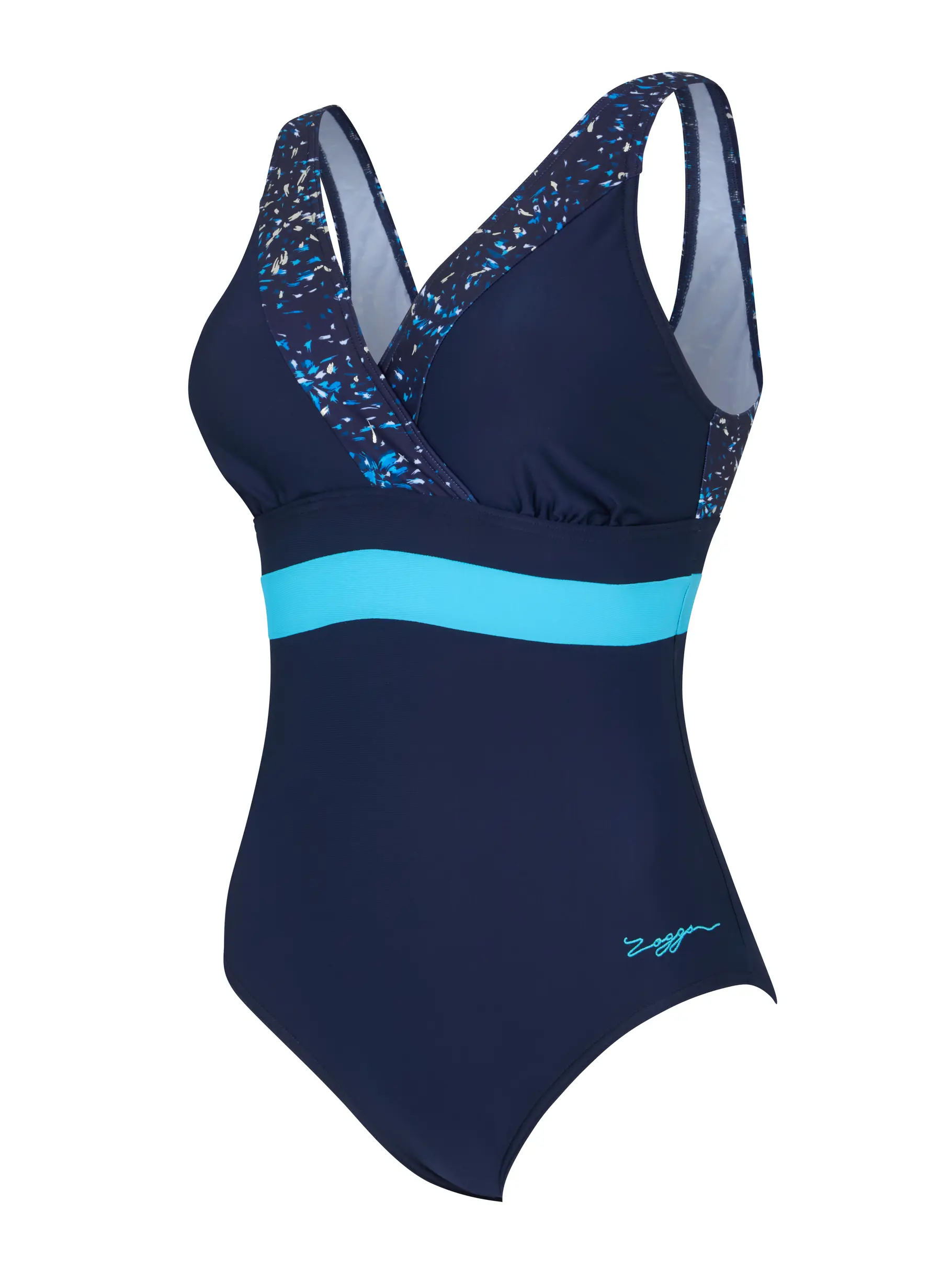 Sale,Clearance, view full size image of Front view of Product detail - Womens Boronia Square Back One Piece Swimsuit BORO