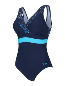 Display front view 5 of Product detail - Womens Boronia Square Back One Piece Swimsuit BORO