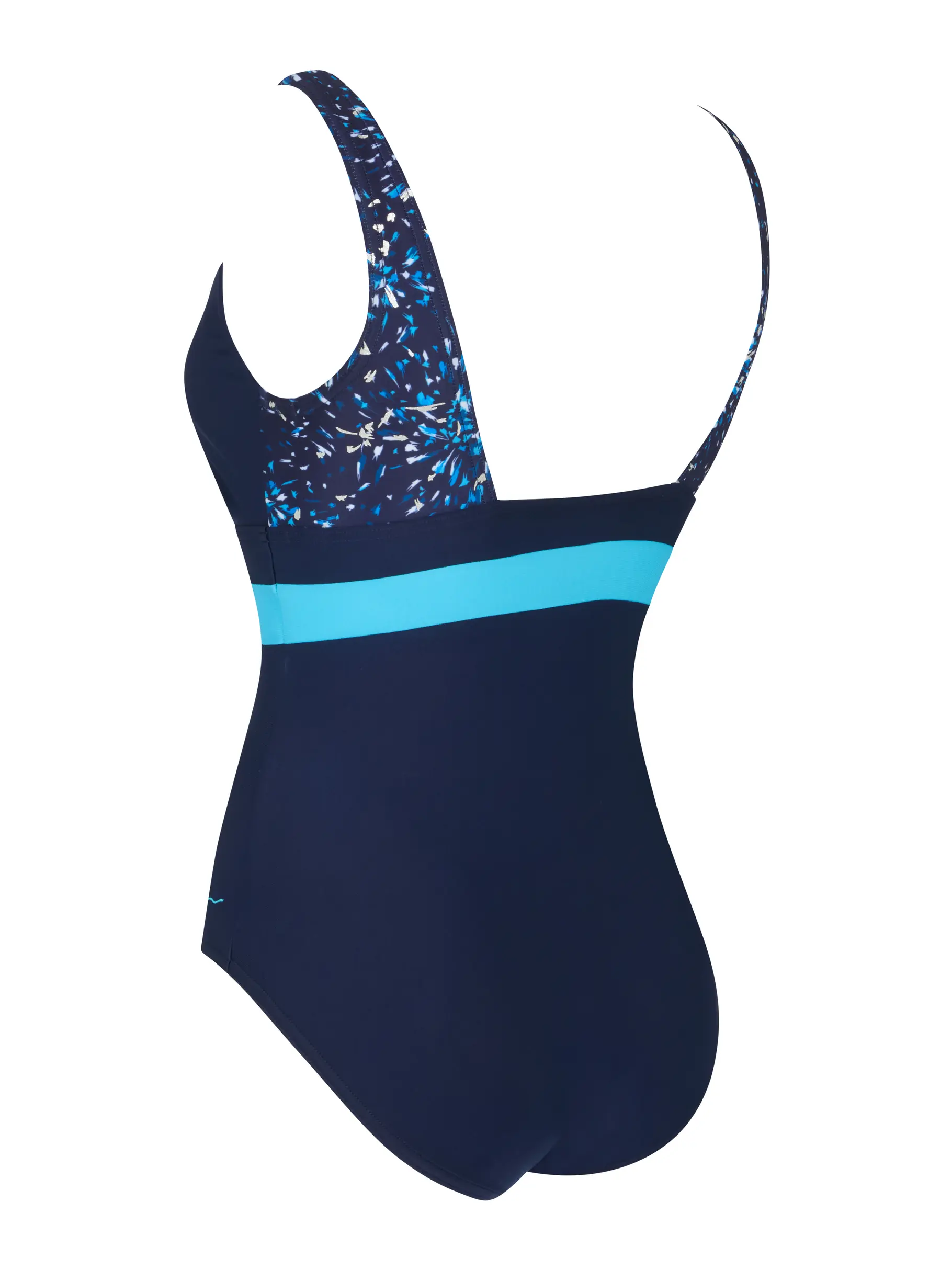 Sale,Clearance, view full size image of Front view of Product detail - Womens Boronia Square Back One Piece Swimsuit BORO