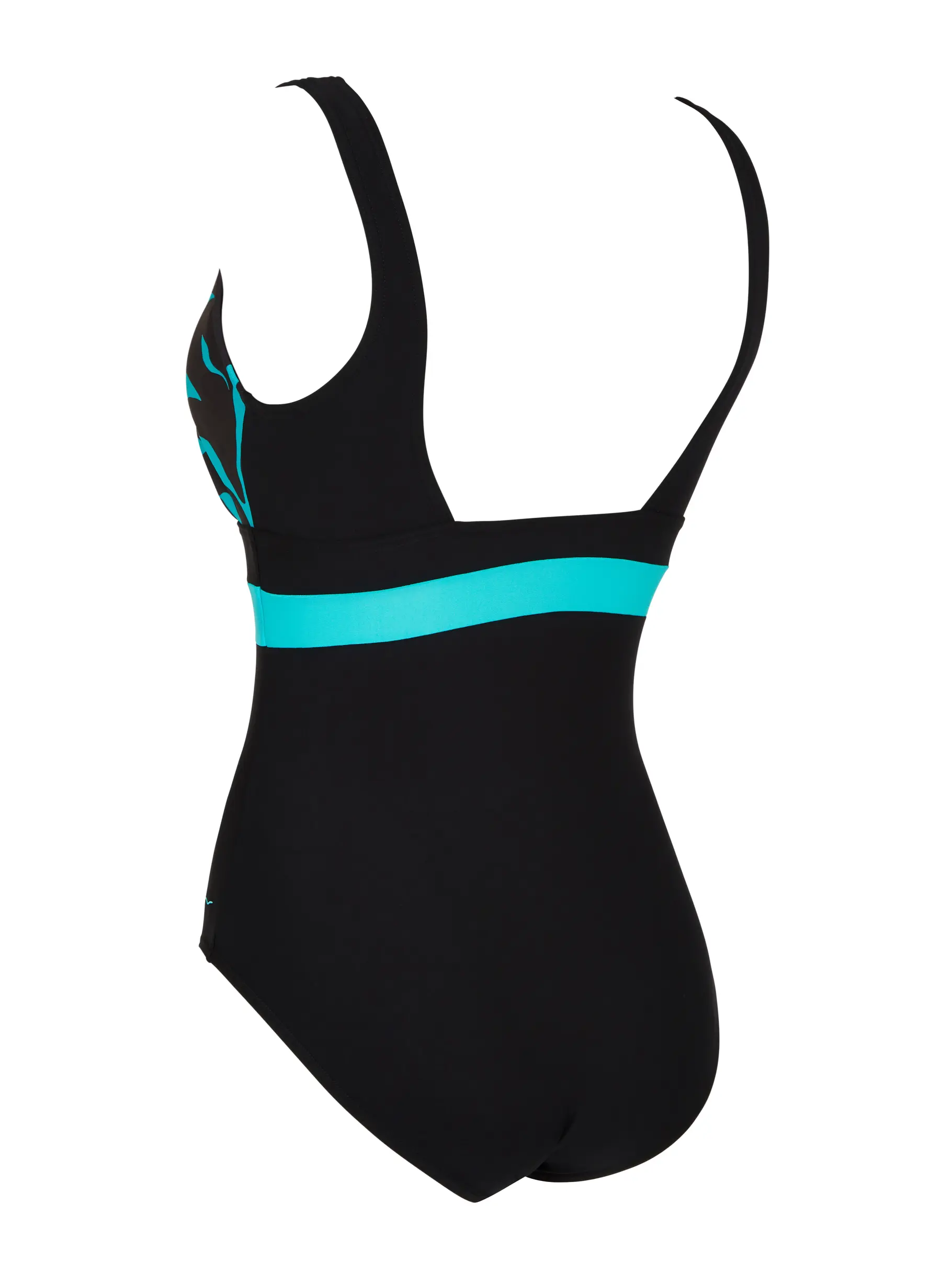 Sale,Clearance, view full size image of Front view of Product detail - Daintree Square Back One Piece Swimsuit DNTR