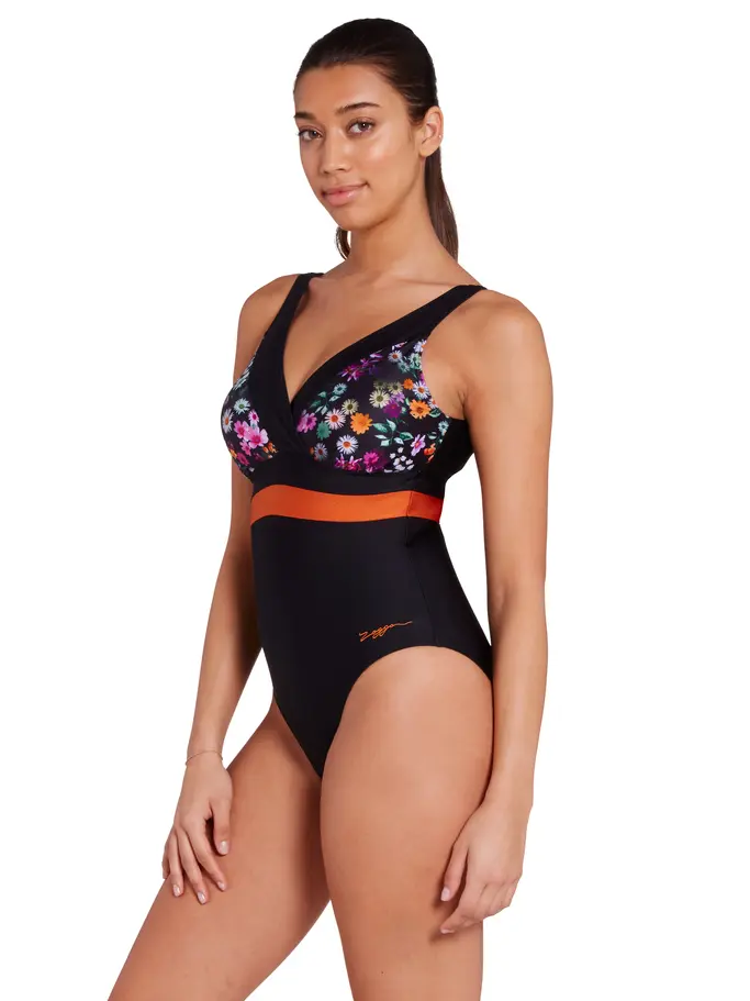 Sale,Clearance, view full size image of Front view of Product detail - Dream Square Back Swimsuit DREA