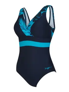 Display front view 5 of Product detail - Womens Fiji Squareback Swimsuit FIJI