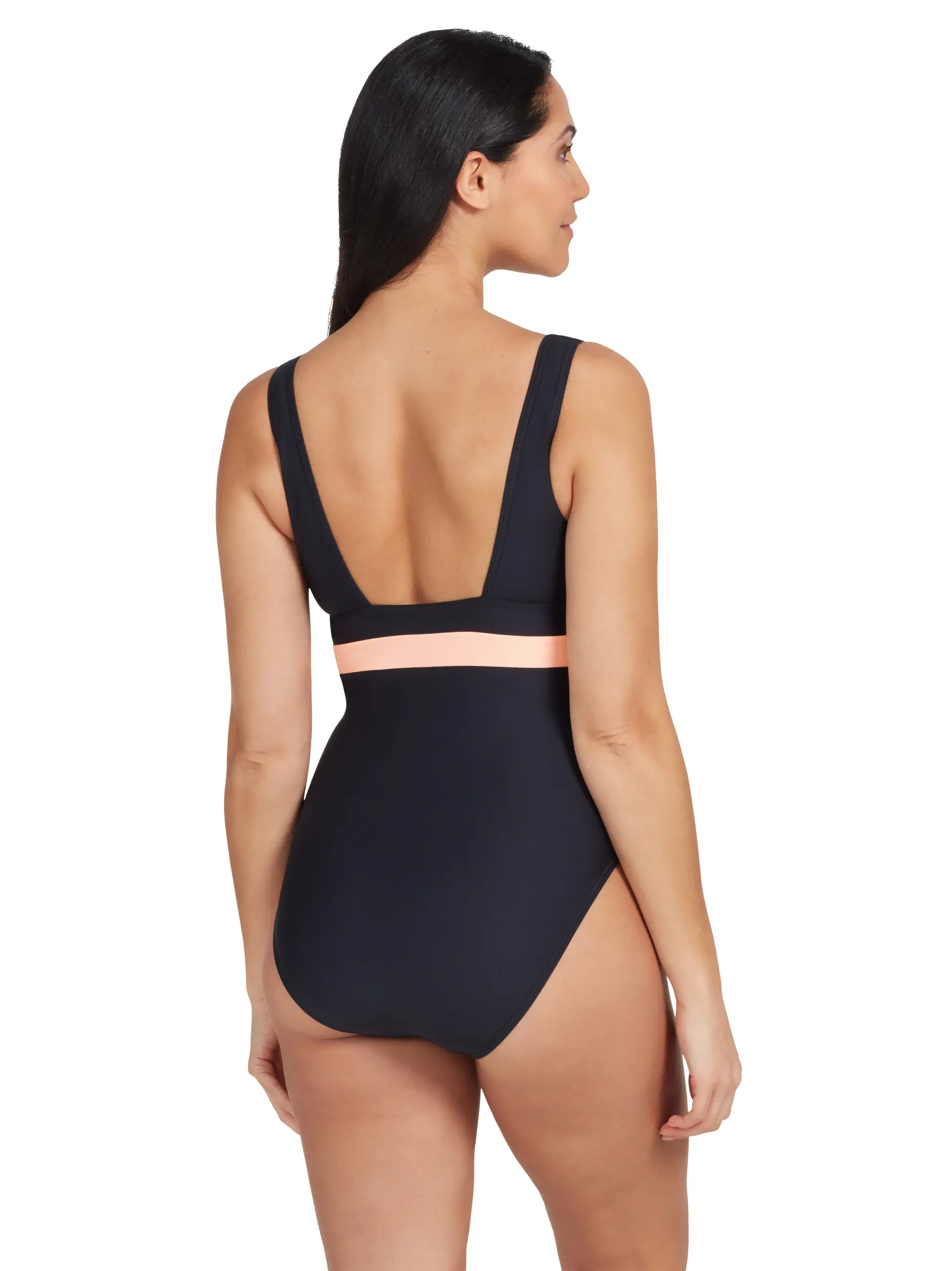 Out of Stock,Sale, visualizzare l'immagine full size della vista frontale di Product detail - Gemini Square Back Swimsuit GMNI