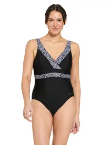 Display front view 1 of Product detail - Womens Opulence Square Back One Piece Swimsuit OPUL