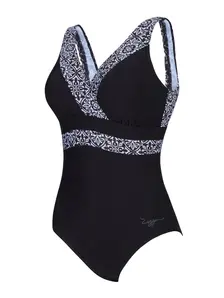 Display front view 5 of Product detail - Womens Opulence Square Back One Piece Swimsuit OPUL