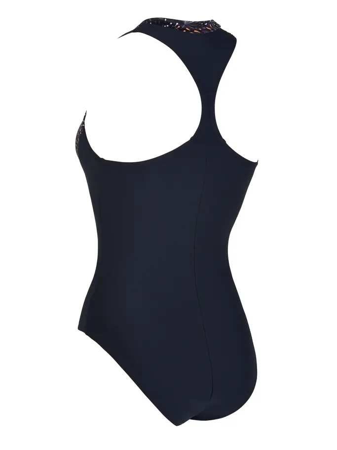 Out of Stock,Sale, voir image en taille réelle de la vue frontale de Product detail - Gemini Zip Front One Piece Swimsuit GMNI