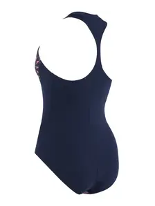 Display front view 6 of Product detail - Sunset Bloom Zip One Piece Swimsuit SNBL