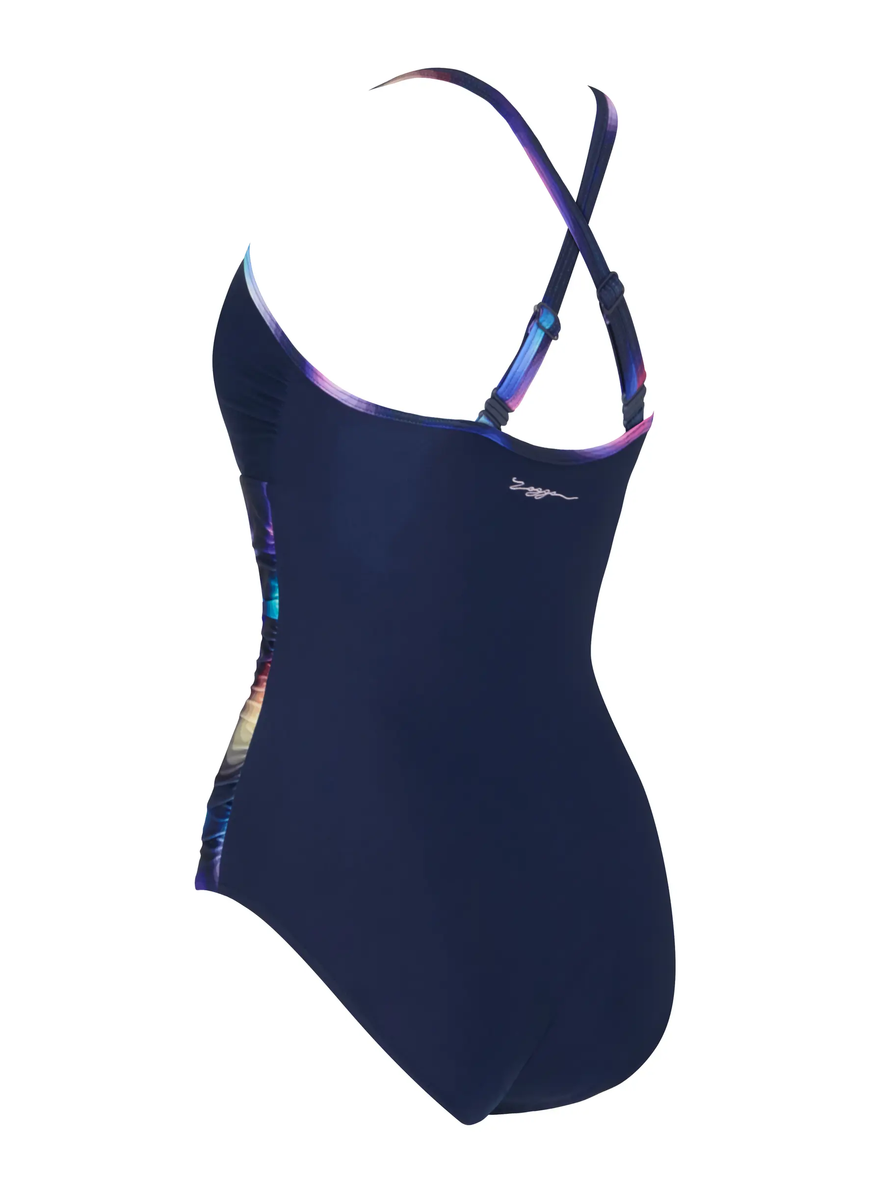 , view full size image of Front view of Product detail - Womens Zephyr Multiway One Piece Swimsuit ZEPH