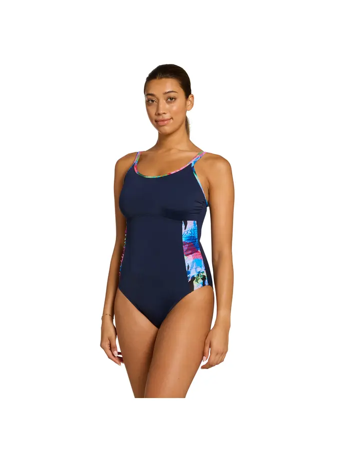 New, view full size image of Front view of Product detail - Womens Atlantis Multiway 1 Piece Swimsuit ATLA