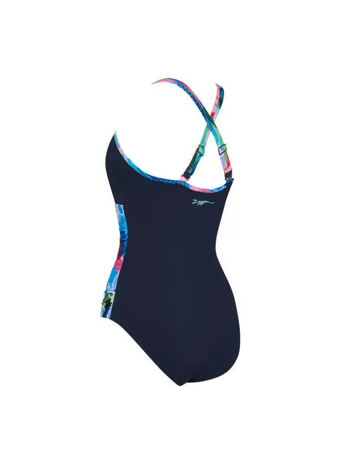 New, view full size image of Front view of Product detail - Womens Atlantis Multiway 1 Piece Swimsuit ATLA