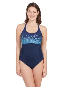 Display front view 1 of Product detail - Blue Chime Multiway One Piece Swimsuit BLC