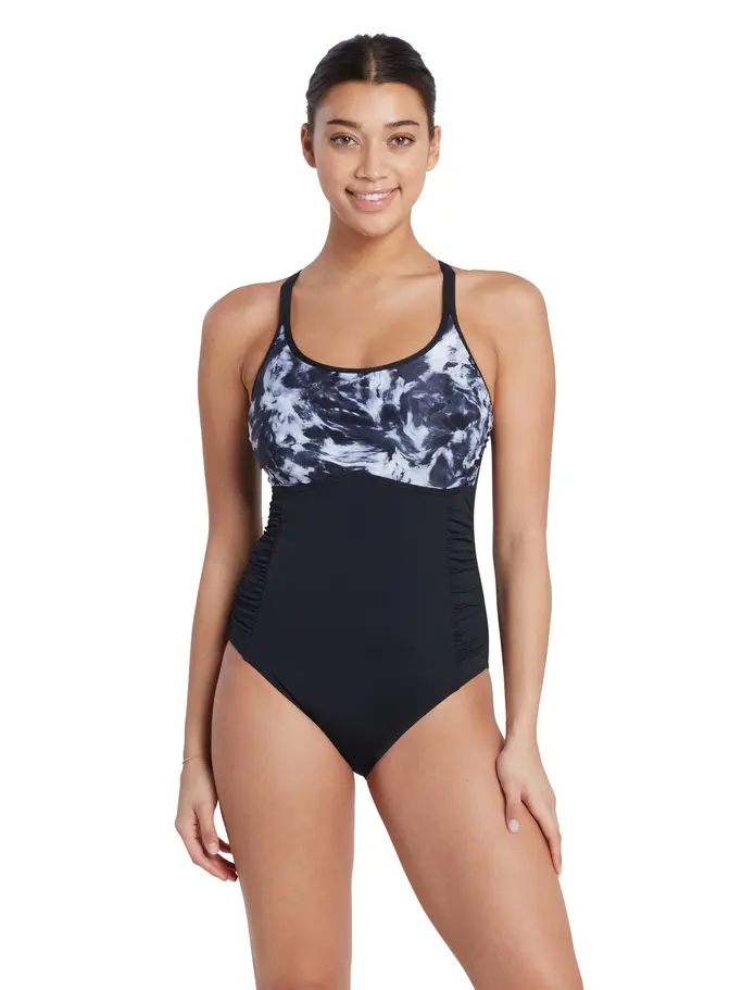 Marble Multiway One Piece Swimsuit