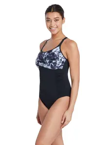 Display front view 3 of Product detail - Marble Multiway One Piece Swimsuit MRB
