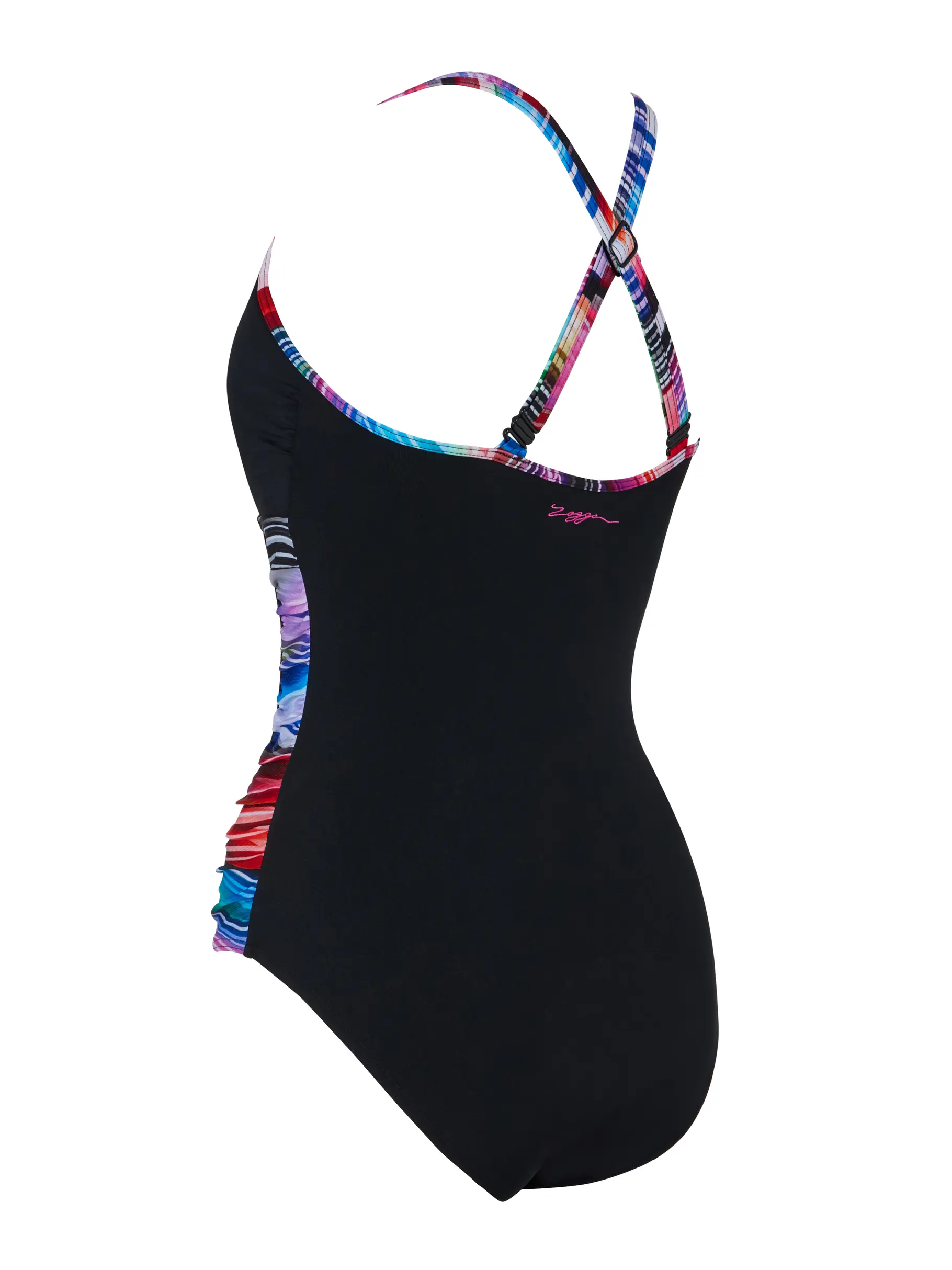 Sale, view full size image of Front view of Product detail - Prism Geo Multiway 1 Piece Swimsuit PRIS