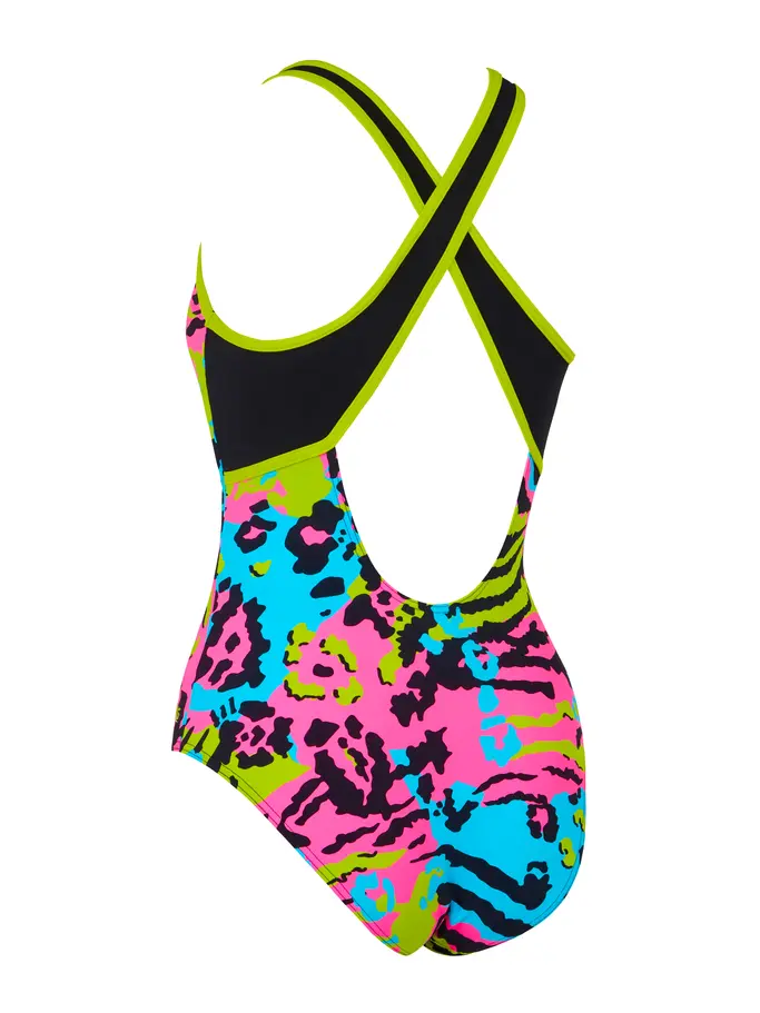 Sale,Clearance, view full size image of Front view of Product detail - Womens Brave Crossback Swimsuit BRAV