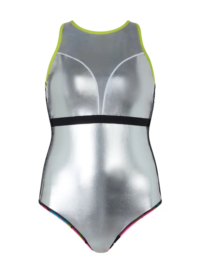 Sale,Clearance, view full size image of Front view of Product detail - Womens Brave Crossback Swimsuit BRAV