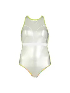 Display front view 3 of Product detail - Womens Joyful Silver Lined Crossback Swimsuit JOPK