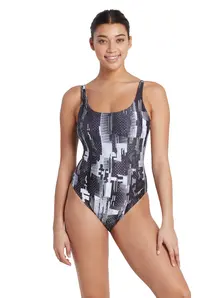 Display front view 1 of Product detail - Shimmer Sleekback One Piece Swimsuit SHMM