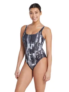 Display front view 4 of Product detail - Shimmer Sleekback One Piece Swimsuit SHMM