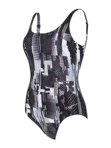 Display front view 5 of Product detail - Shimmer Sleekback One Piece Swimsuit SHMM